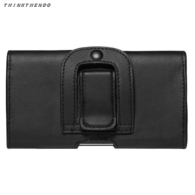 THINKTHENDO модный Мужской винтажный кожаный горизонтальный поясной зажим для ремня сумка для телефона многофункциональная Повседневная сумка