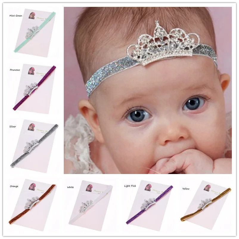 

30pcs Crown Headband Tiara hairband Newborn Hair Accessories Baptism Gift Casual headwear
