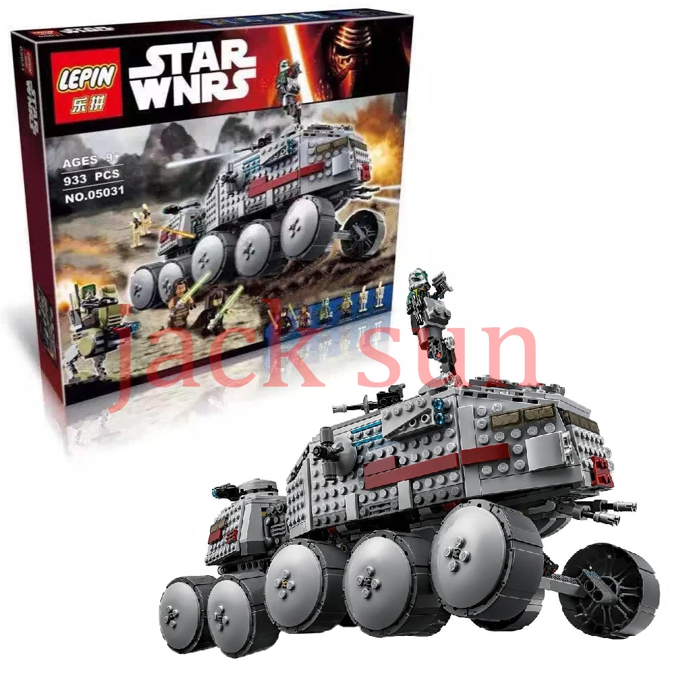 

2016 New LEPIN 933Pcs Star Wars Clone Turbo Tank Model Building Kit Minifigure Blocks Brick Toy Gift Compatible With Gift 75151