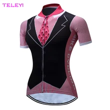 2017 Mujeres Jersey Ciclismo Top Caballero modelos femeninos Respirables Roupa Ciclismo Deportes Al Aire Libre