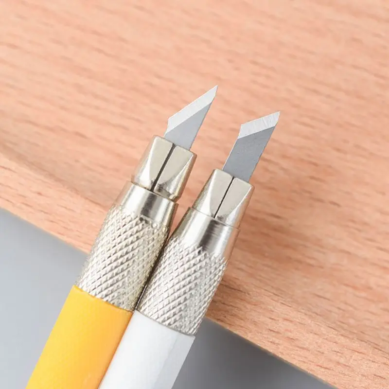 Резиновая резная печать нож Ручка DIY Резак для фотобумаги бритвенный инструмент для телефона ПК планшет Дрон ремонт режущий нож