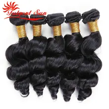 Peruvian Loose Wave Virgin Hair 5Pcs Lot Free Shipping Unprocessed Purvian Human Hair Weaves 100% 6A Peruvian Virgin Hair