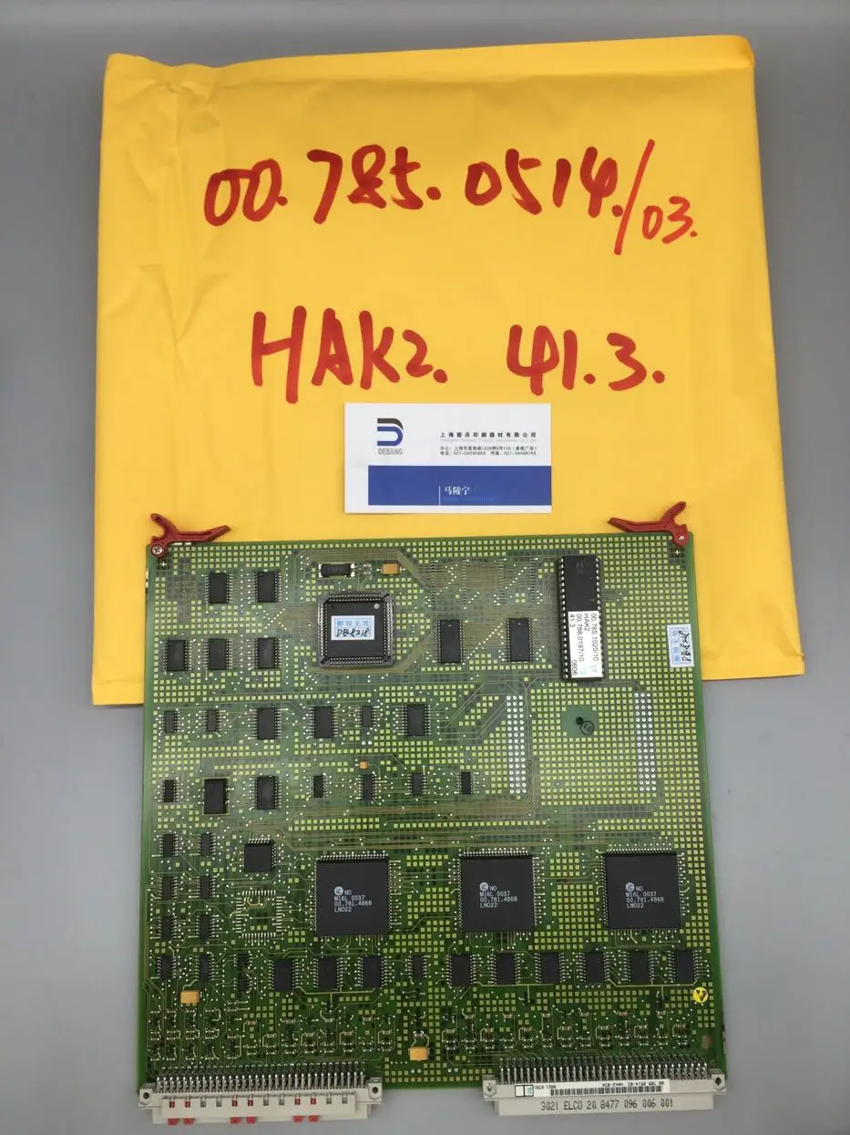 

00.785.0514 HD plana para HAK2-B31.1 placa de circuito impreso HAK2 00.785.0749 00.788.0197 HD Original utilizado tarjeta