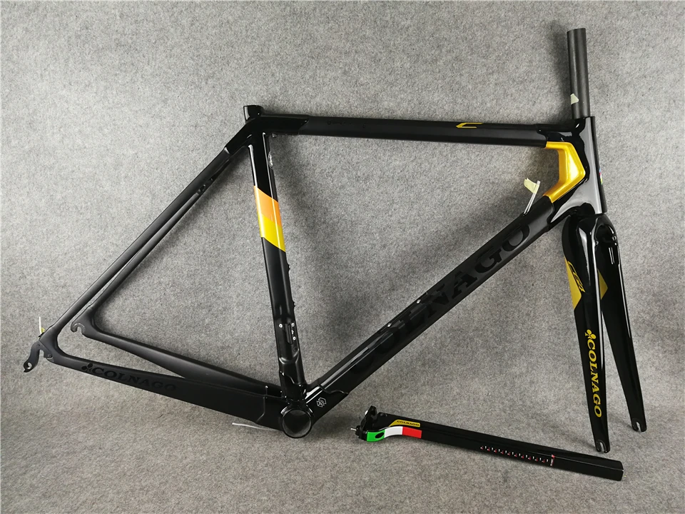 Colnago C64 Золотой Дорожный полный велосипед оригинальный ULTEGRA groupset 50 мм комплект
