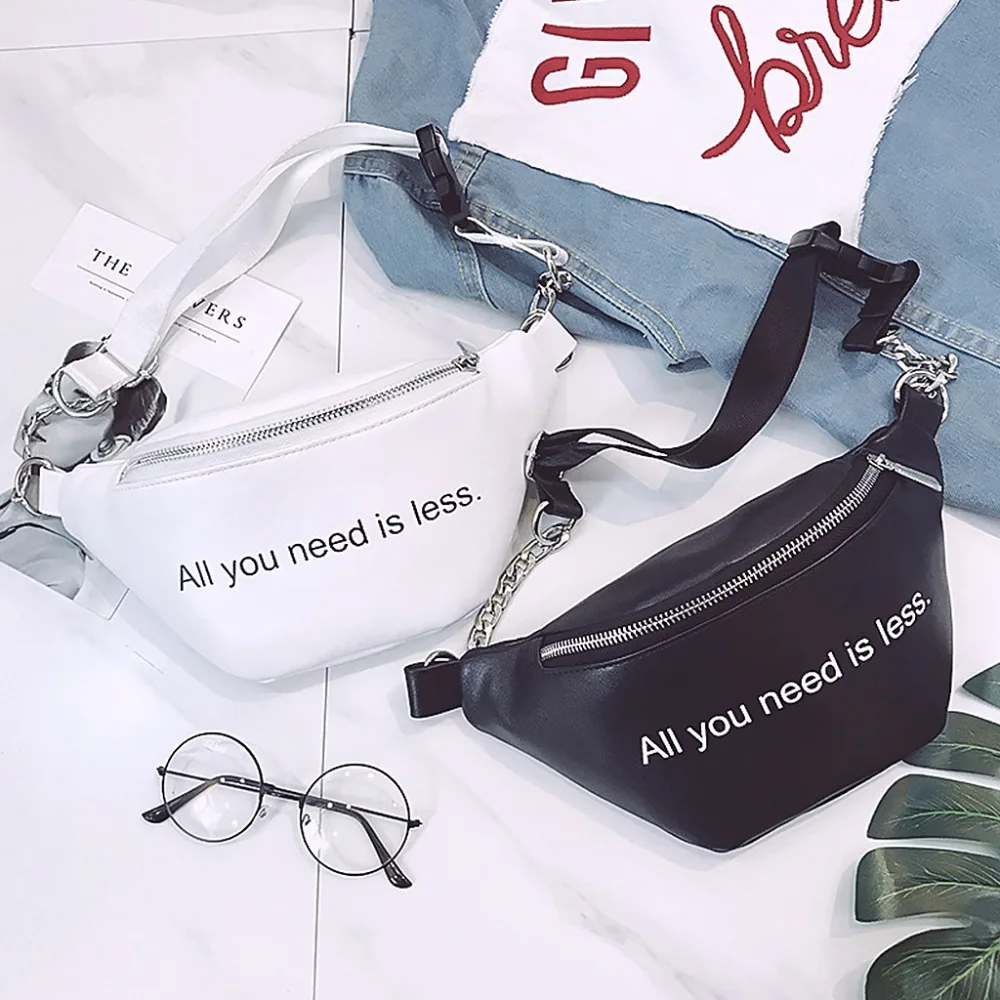 Для женщин мода талии поясная сумка панк груди сумка-кошелек на пояс молнии Хип сумочки путешествий