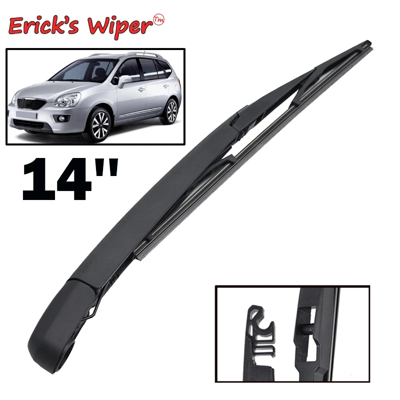 Erick's Wiper 1" Задняя щетка стеклоочистителя и рычаг комплект для Kia Carens 2003-2012 UN лобовое стекло заднего стекла