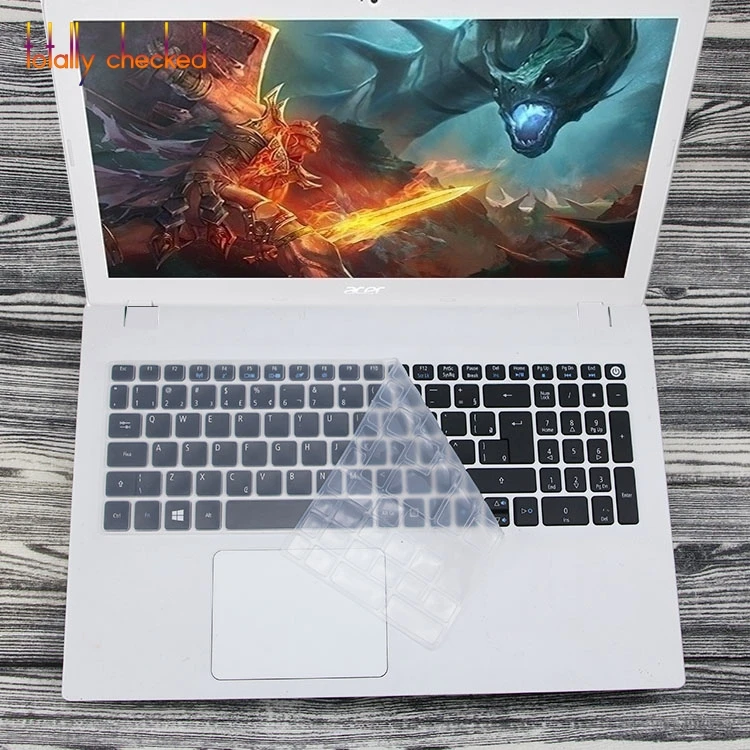 Силиконовая защитная накладка на клавиатуру для Acer Aspire E15 E5 575 576G ES15/Aspire E 17 573G 15 6