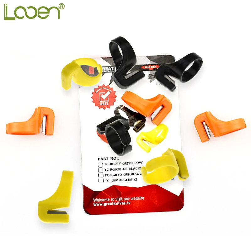 

Looen Brand 12pcs/set Mix Colors Sewing Thimble Plastic Ring with knife THREAD Cutter,Quilting Thread Cutter Thimble DIY Tools