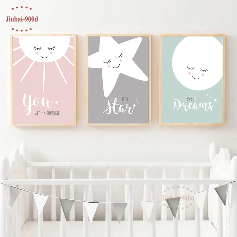 sun moon and stars nursery decor