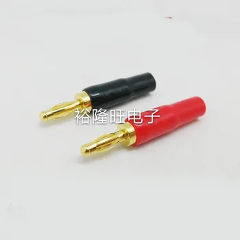

Smonisia 20pcs/lot Copper 4mm Banana Plug Gold-plating Speaker Terminal Connector Lantern Jack