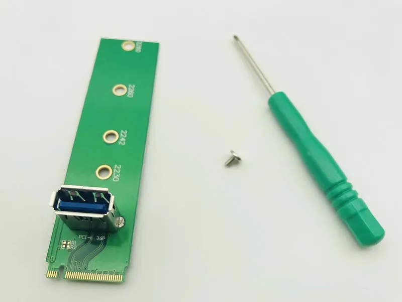 

New Sale Mining Machine Special-Purpose M.2 NGFF to PCI-E PCIe Channel USB3.0 Adapter M2 to USB 3.0 Riser Card for BTC Miner