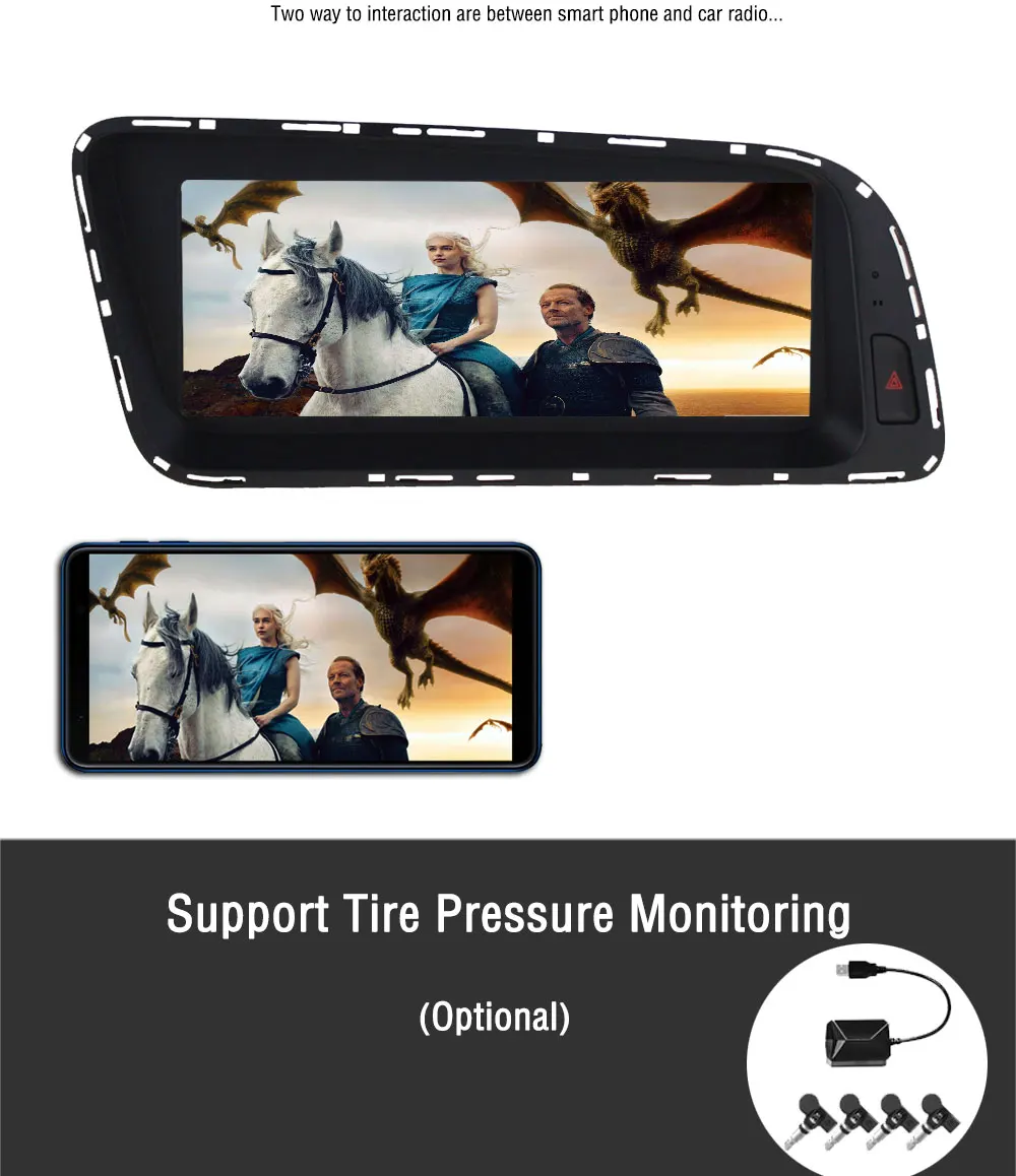 Discount 2 Din Android 7.1 Car Radio For Audi Q5 2010 2011 2012 2013 2014 2015 2016 2017 Stereo GPS Navigation Car Head Unit Autoradio 14