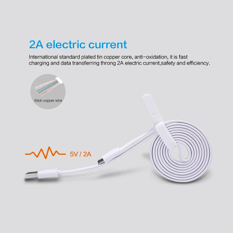 NILLKIN USB Charger Cable for Xiaomi For Samsung For OnePlus Mobile Phone Cables 5V/2A usb type-c & Micro USB Cable Data Cable
