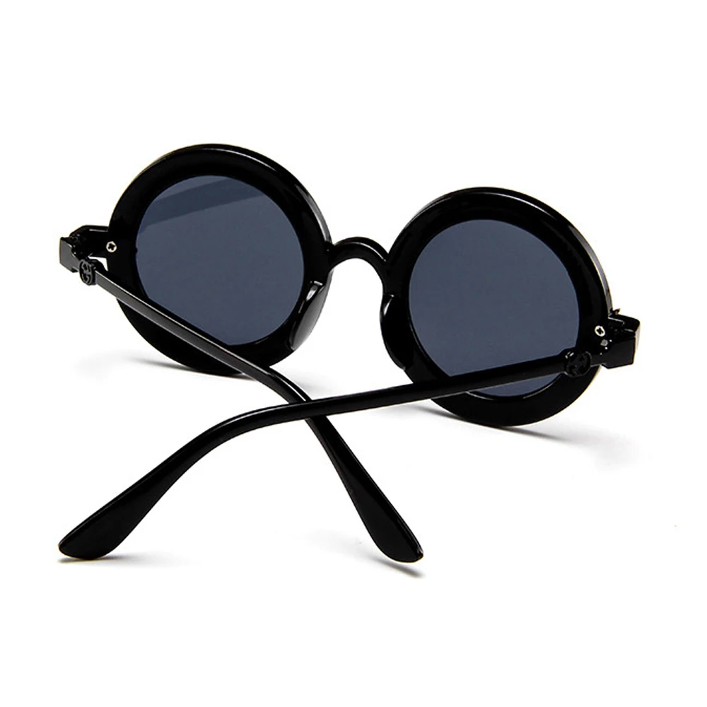 Стимпанк пчела детские солнцезащитные очки мальчики девочки Роскошные винтажные детские солнцезащитные очки Круглый Малыш Детские очки черные девушки oculos gafas