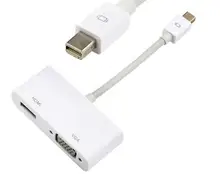 New Mini DisplayPort to HDMI/VGA Display Port Mini DP To HDMI VGA Cable Adapter for Apple MacBook Pro