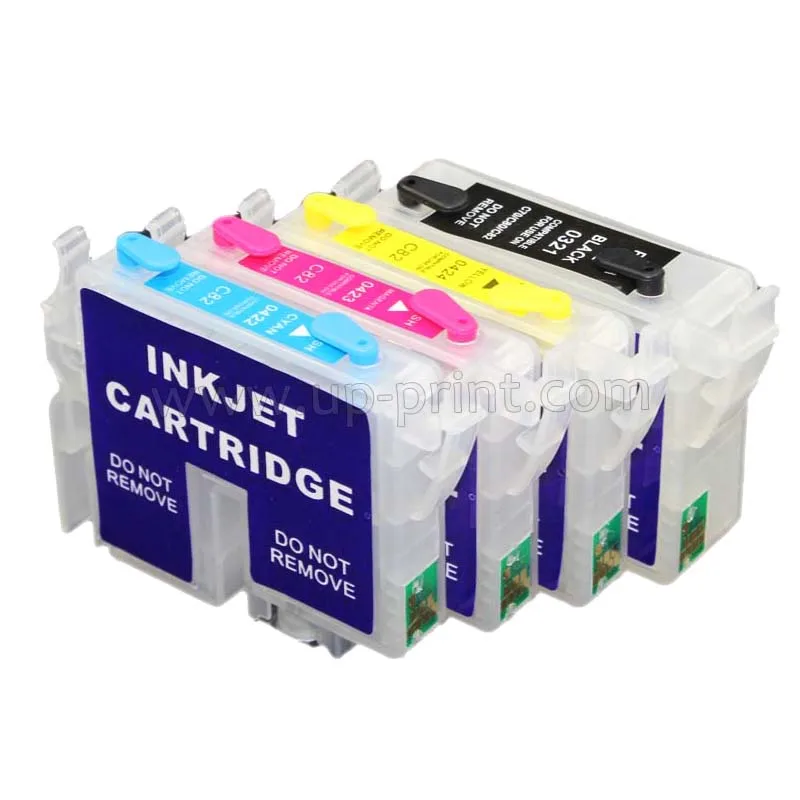 

10sets T0321 T0422 T0423 T0424 refillable ink cartridge for Epson CX5100 5200 5300 5400 C82 with ARC chip free shipping