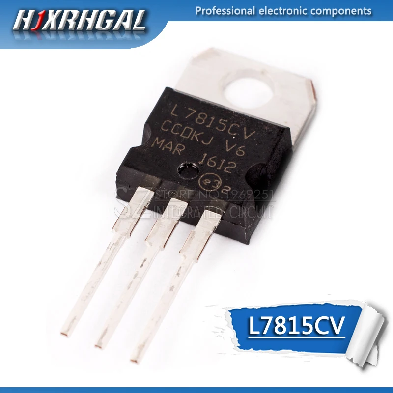 10 шт. L7815CV TO220 L7815 7815 LM7815 MC7815 TO-220 | Электронные компоненты и принадлежности