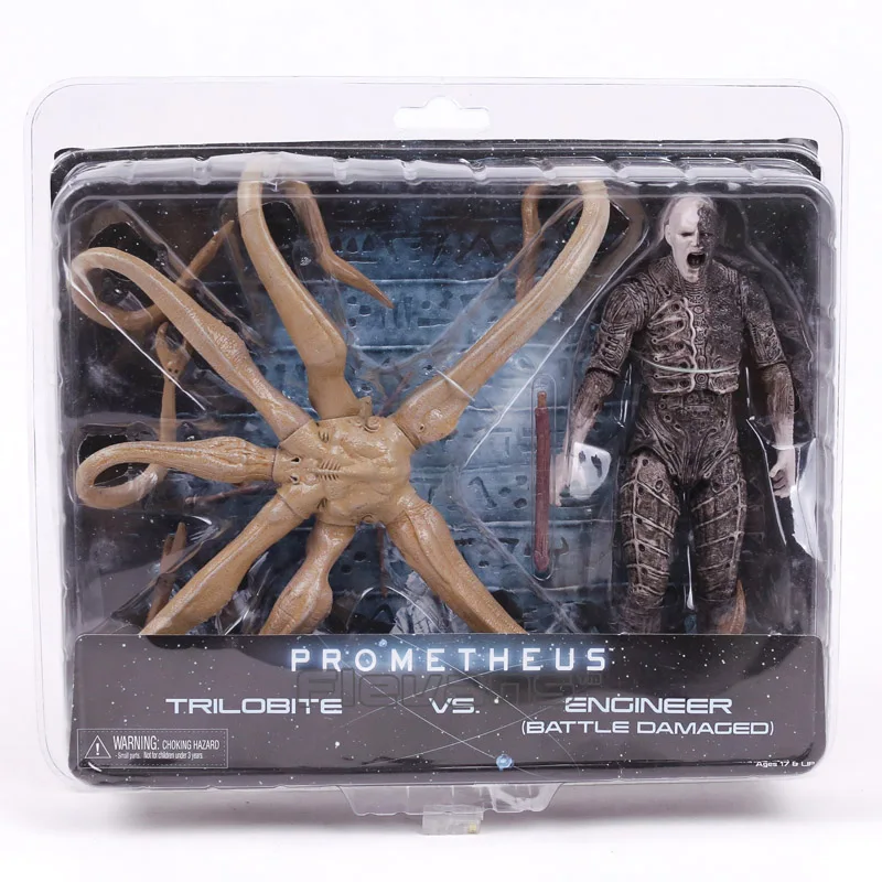 

NECA Prometheus TRILOBITE VS. ENGINEER BATTLE DAMAGED PVC Action Figure Collectible Model Toy 21cm