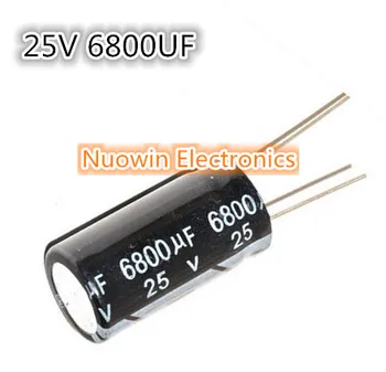 

20pcs 6800UF 25V Electrolytic Capacitor 25V 6800UF Aluminum Electrolytic Capacitor 16X30mm
