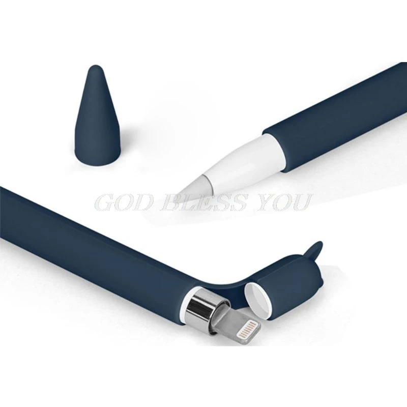 Силиконовый защитный чехол с милыми кошачьими ушками и защитой от прокручивания, защитный чехол для Apple Pencil для iPad Pencil