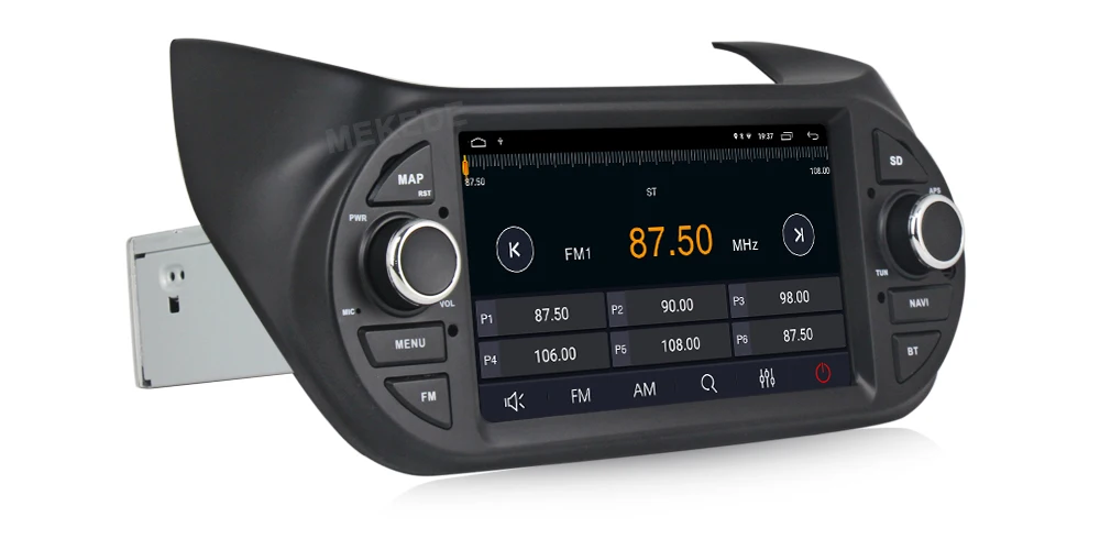 Perfect 7"  Android 9.1 2+32G Car Stereo For Fiat Fiorino Qubo Citroen Nemo Peugeot Bipper Auto Radio FM GPS Navigation WiFi No DVD 18