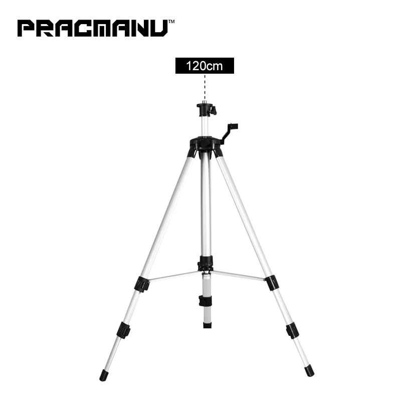 

PRACMANU 120cm Tripod For Laser Level Automatic Self 360 degree Leveling Measure Building level Construction Marker Tools