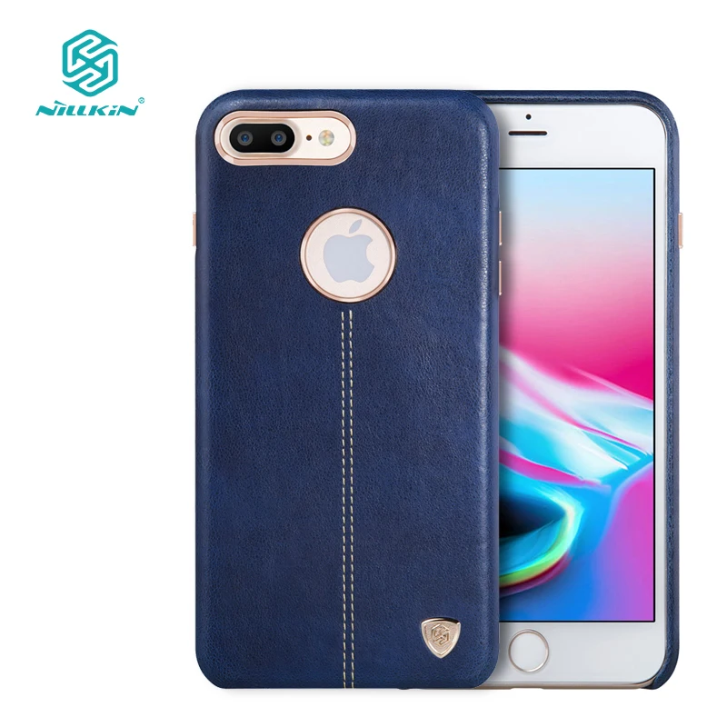 Funda для iphone 8 plus hoesje роскошный Nillkin винтажный Englon PU кожаный пластиковый задний