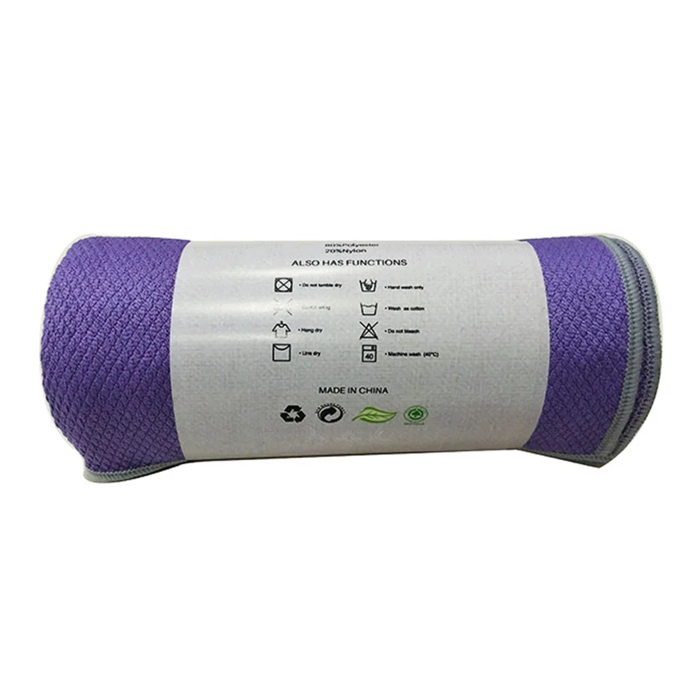 Нескользящий коврик для йоги полотенце Противоскользящий коврик для йоги из микрофибры Размер 186 см* 65 см полотенце s одеяла для Пилатес фитнес