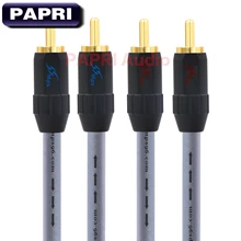 PAPRI MPS X 22 DIY Audio Cable Gold Plated RCA Connector Plug 5N 99 9997 OFC