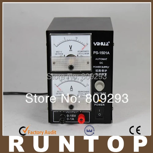 

high Quality YIHUA 1501A 15V 1A Adjustable DC Power Supply Mobile Phone Repair Power Test Regulated Power Supply