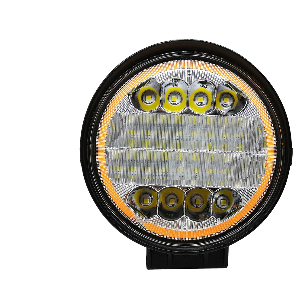 Рабочий свет Led 72 Вт 4 дюйма Круглый комбинированный прожектор точечные лучи внедорожный бар дальнего света 12 В 24 в водонепроницаемый для фар автомобиля грузовика