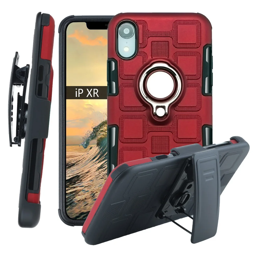 

Phone case for four corner Protection Case DropTest for iPhone XR XS MAX 6 7 8 plus Shockproof Kickstand TPU Cover Coque Shell