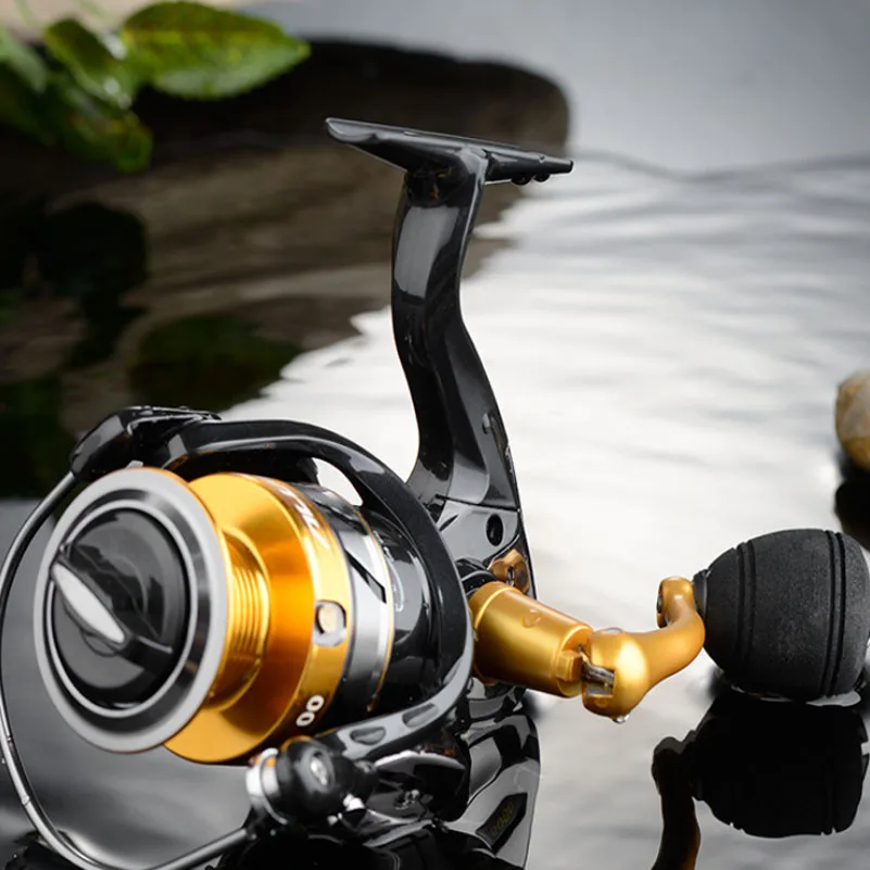 14+1BB Double Spool Fishing Reels Metal Spinning Carp Trout Bass Reel+ Spare Line Cup Left/Right Hand Freshwater Saltwater Wheel