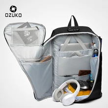 OZUKO, мужской рюкзак с защитой от кражи, 15,6 дюймов, рюкзаки для ноутбука, модные, большие, для путешествий, Подростковый рюкзак, сумка, водонепроницаемый, школьный, mochila