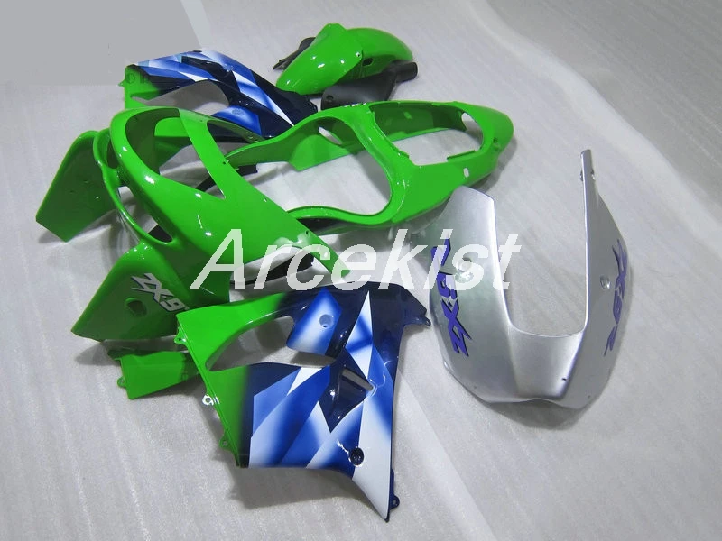 ABS Обтекатели комплект подходит для kawasaki Ninja ZX9R 9R 1998 1999 98 99 ZX-9R обтекатель кузова набор бесплатно на заказ синий зеленый