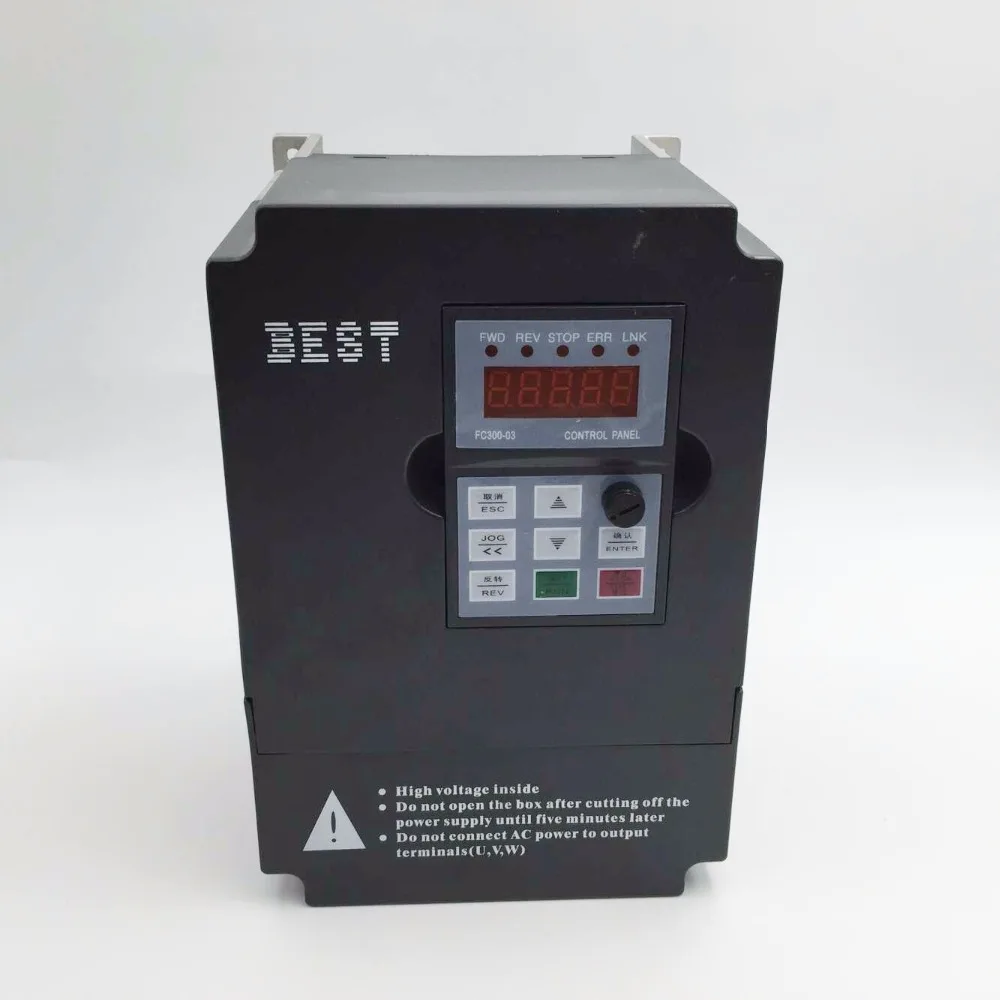 Vfd инвертор 1.5kw 2HP однофазный 220 В 0-1000 Гц 7A шпинделя диска специально для гравировальный FC300-1.5G-T2