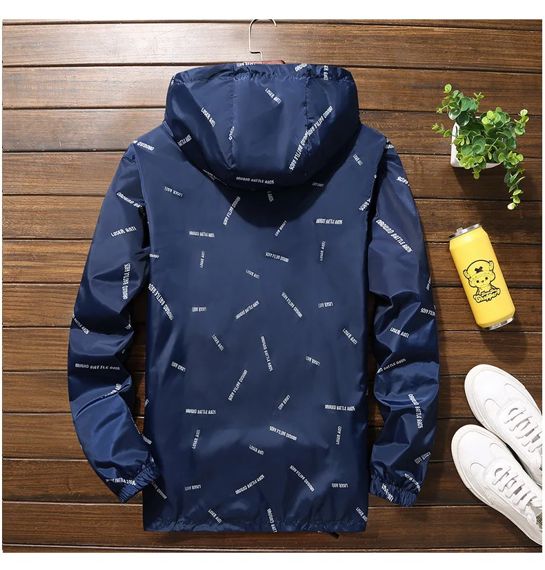 MINWLJ Марка Плюс Размеры 4XL 5XL 6XL 7XL 8XL 9XL 10XL может 150 кг Для мужчин модные куртки с рисунком 80