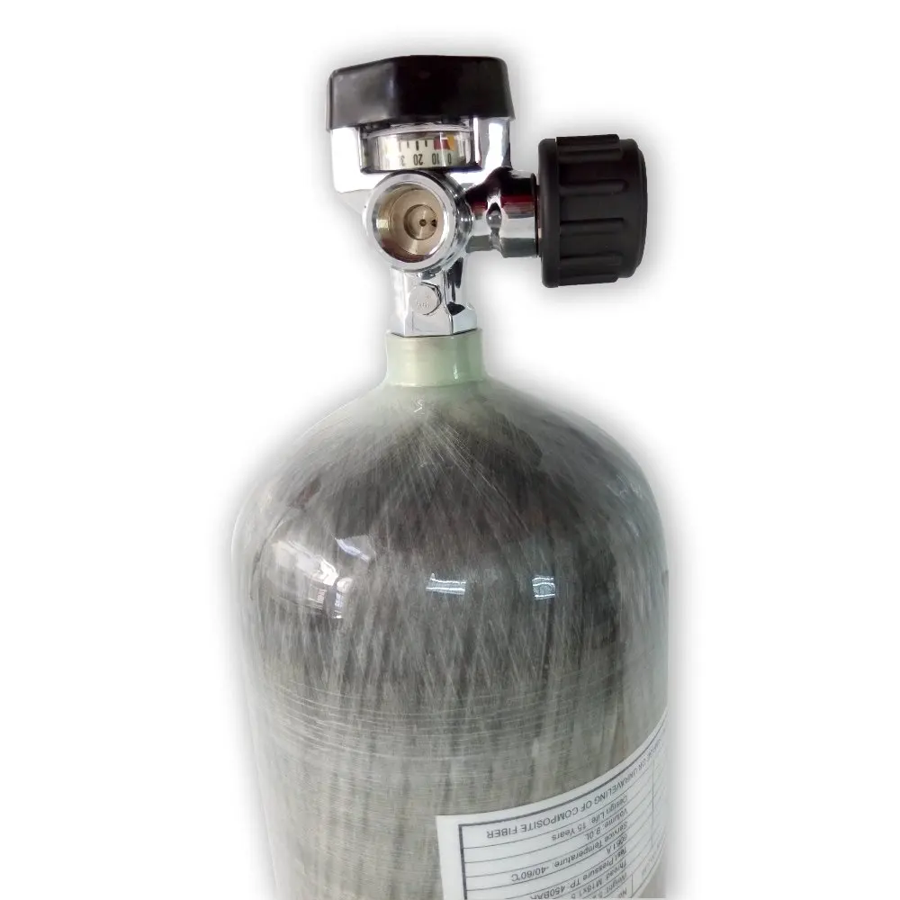 AC10921 Acecare Пневматика с предварительной накачкой использовать 9L CE 30mpa высокого давления сжатого воздуха углеродное волокно для PCP Пейнтбол пистолет