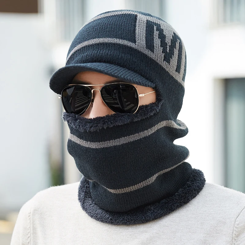 Skullies Beanies мужской шарф вязаная шапка мужская плюс warm шапка теплая шерсть толстые зимние шапки для мужчин и женщин шапка бини
