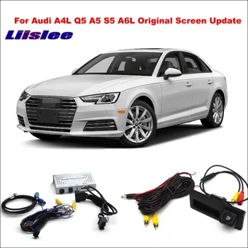 

Liislee For Audi A4 A4L 2010~2011 Original Screen Reversing Track Image + Rear Camera / Original Screen Update / Digital Decoder