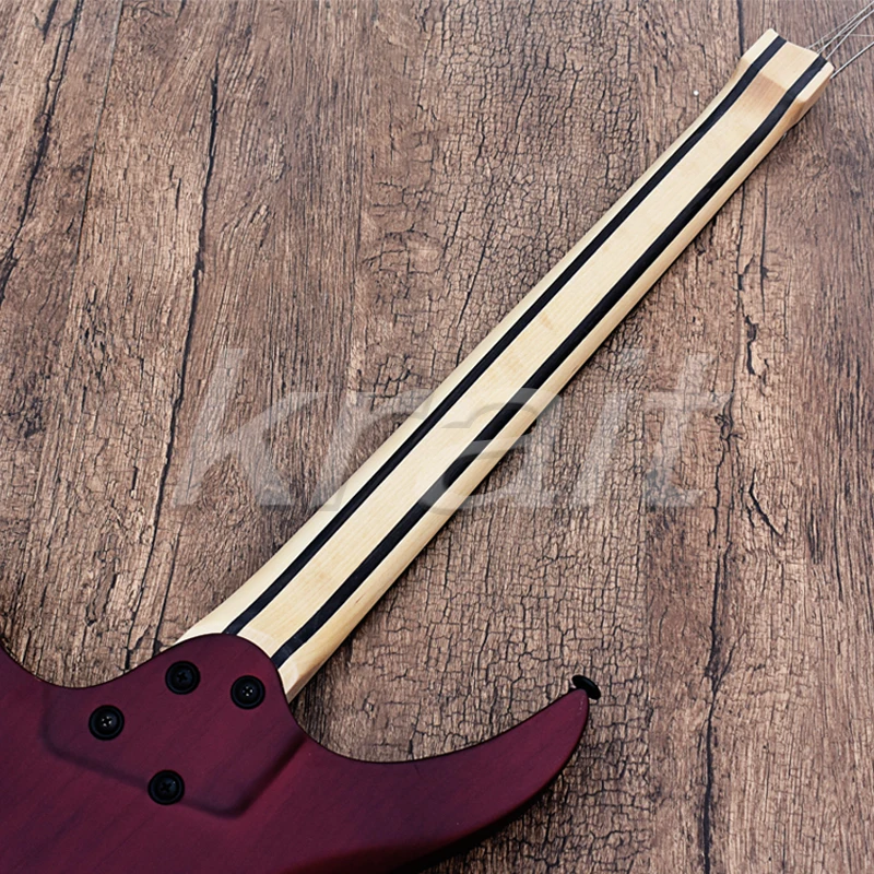 Krait fanned fret безголовая гитара strandberg электрогитара ольховое дерево клен шея Черное дерево fret матовая отделка
