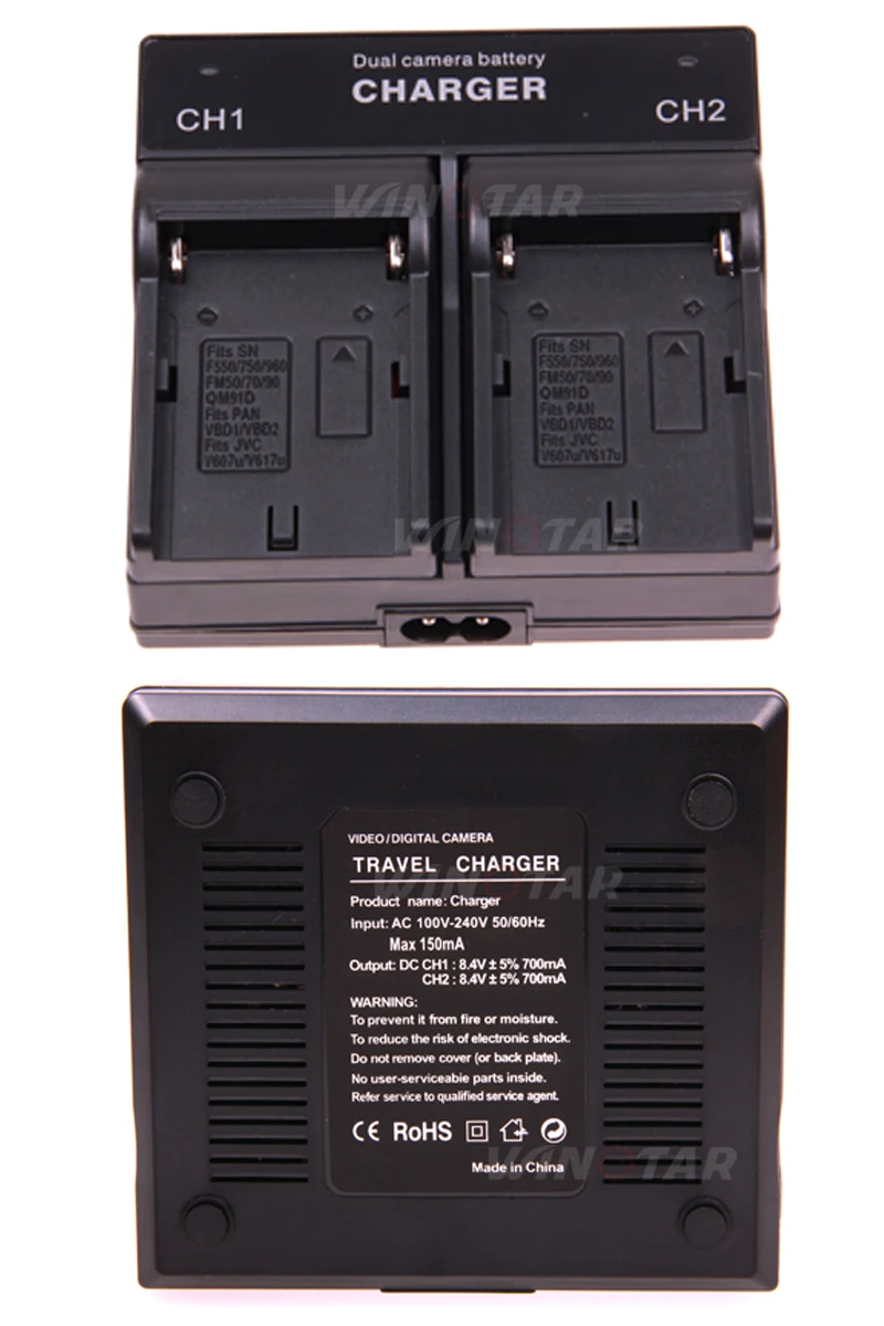 Bateria NP-F950/960/970 Para Câmera Digital E Filmadora Sony BC-V615, CCD-SC5, CCD-SC55, CCD - Foto 4