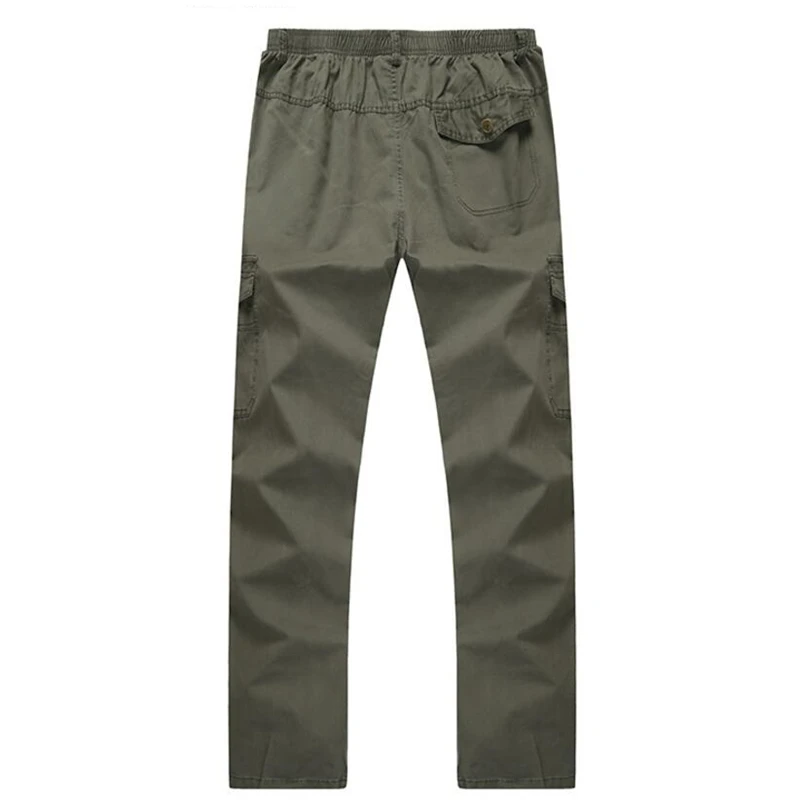 6XL размера плюс брюки карго мужские повседневные свободные армейские военные длинные брюки мужские весенние осенние мешковатые брюки с несколькими карманами мужская верхняя одежда