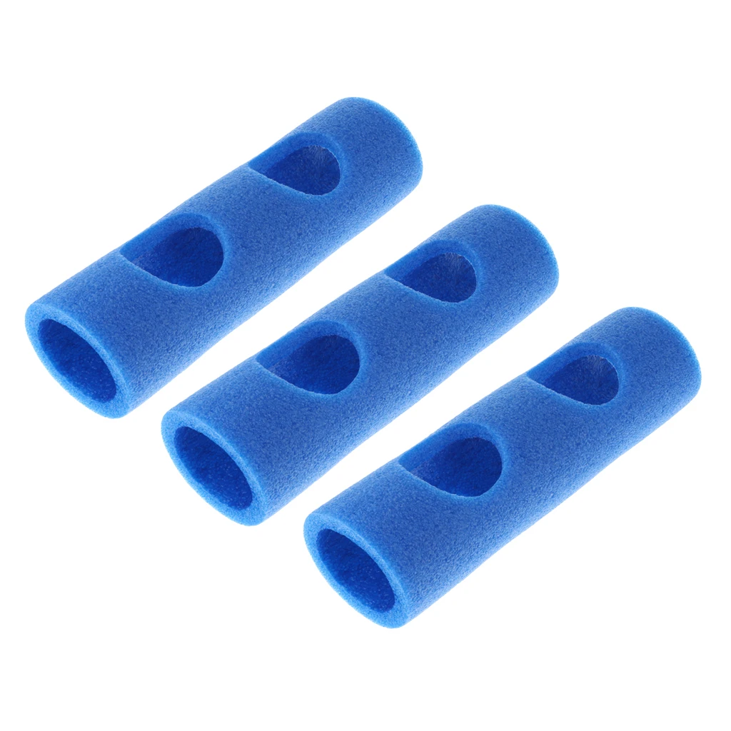 3Pcs Swimming Pool Foam Noodle Connector Builder with 2 Cross Holes - Water Toy Chair Float Bed Connection Joint Accessories