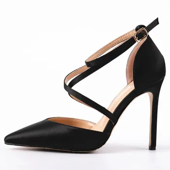 

Summer Shoes Women Sexy High Heel Gladiator Shoes Women Fashion Lady Shoes Black Pointed Toe Fashion Summer Women Pumps K-111