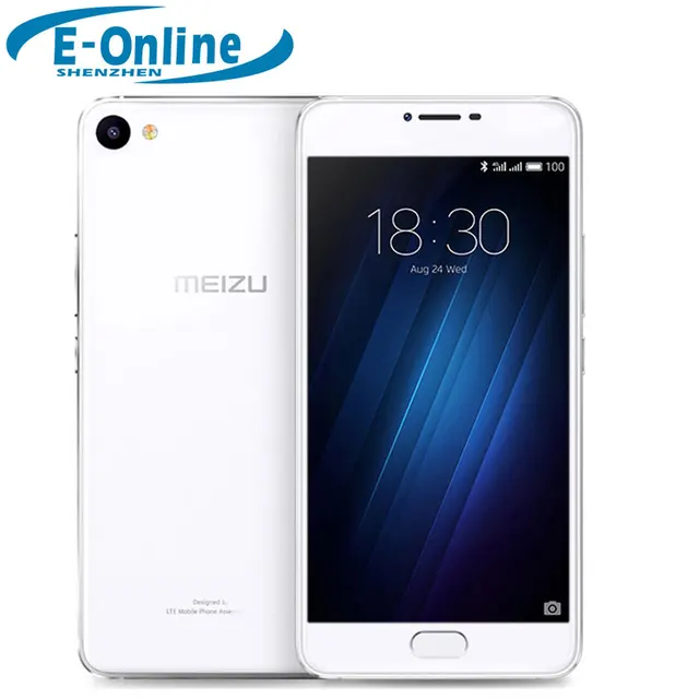 Оригинал Meizu U10 4 г LTE смартфон МТК 6750 Octa core 3 ГБ оперативной памяти 32 ГБ 2.5D стекло 5.0 "13.0MP камеры отпечатков пальцев ID сотовый телефон