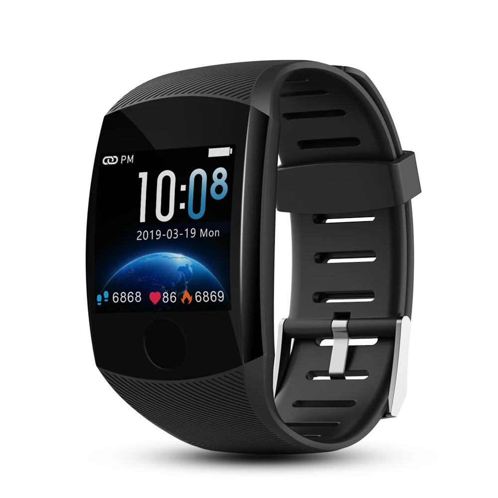 

Smart Watch Waterproof Big Touch Screen OLED Fitness Bracelet Message Heart Rate Time Smartband Activity Tracker sport watch