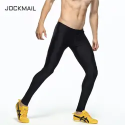 Jockmail бренд Для мужчин высокого стрейч Плотные Брюки Человек Длинные Брюки для девочек низкая талия пикантные Для мужчин леггинсы штаны