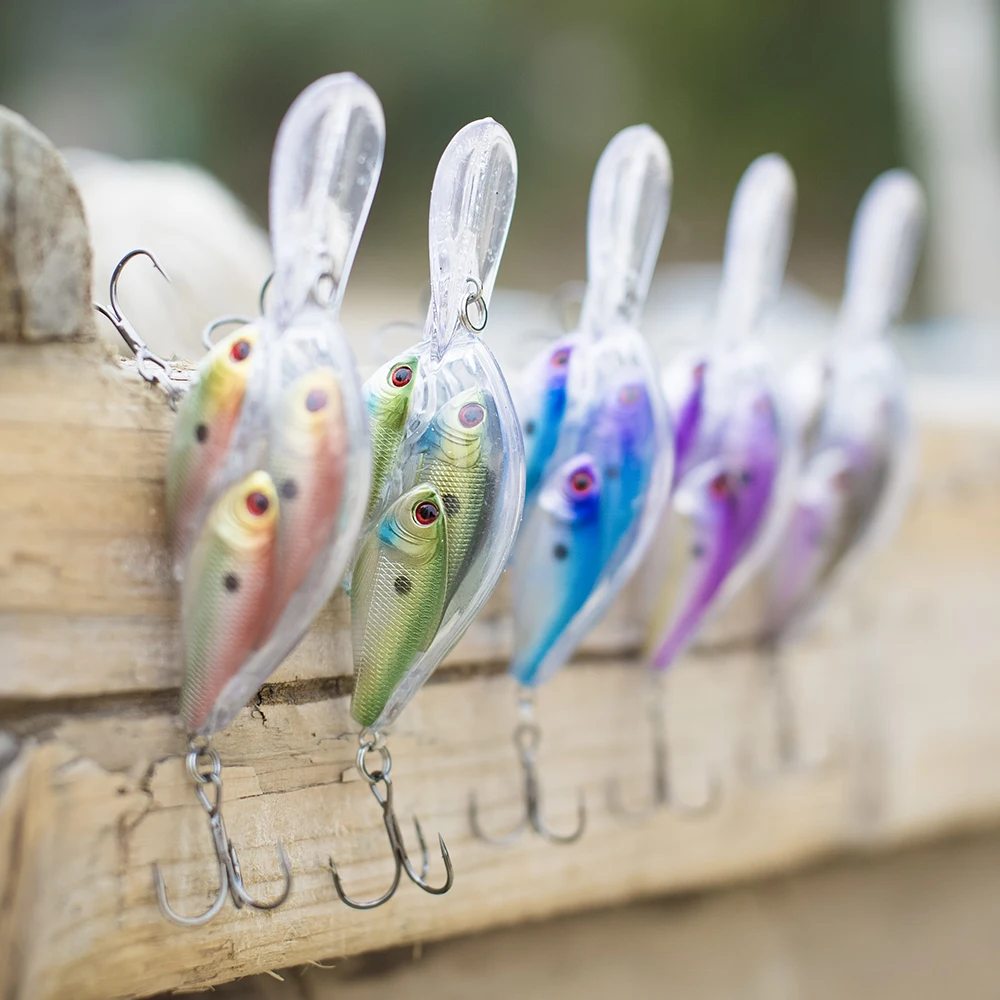 Hot Sale Seanlure Threadfin Shad Schooling Fish minnow Crankbait Hard