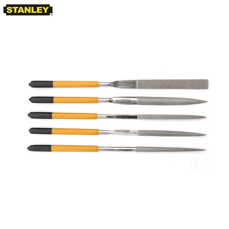 Набор алмазных мини пилок для ювелирных изделий Stanley 5 шт. полировальные